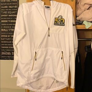 Nike Super Bowl 50 Quarter Zip Windbreaker